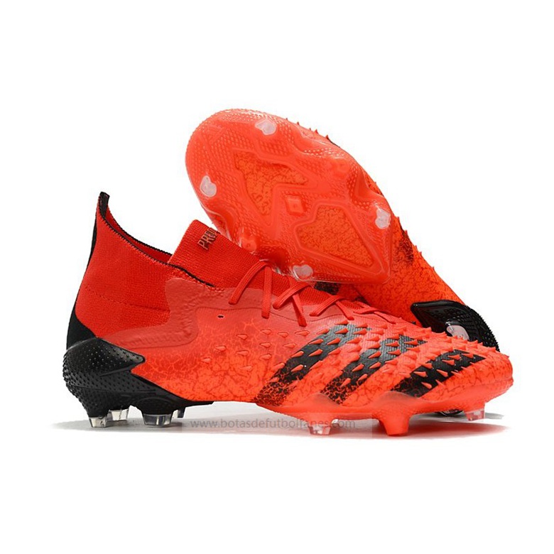 Adidas Predator Freak FG Rojo Negro